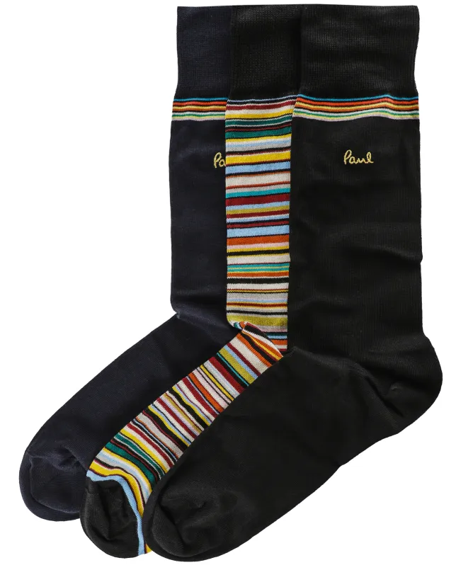 Paul Smith 3-Pack Gold Signature Socks