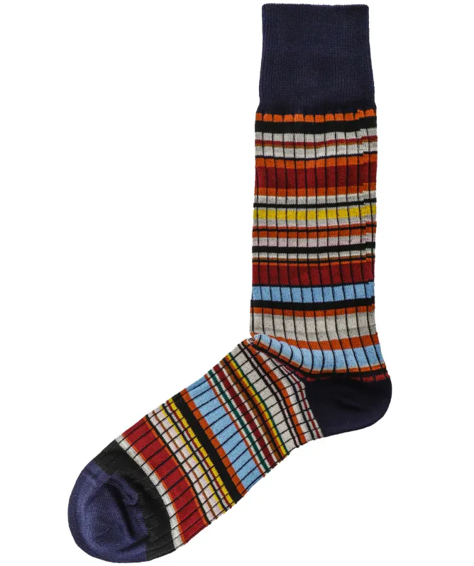 Paul Smith Signature Stripe Ribbed Socks