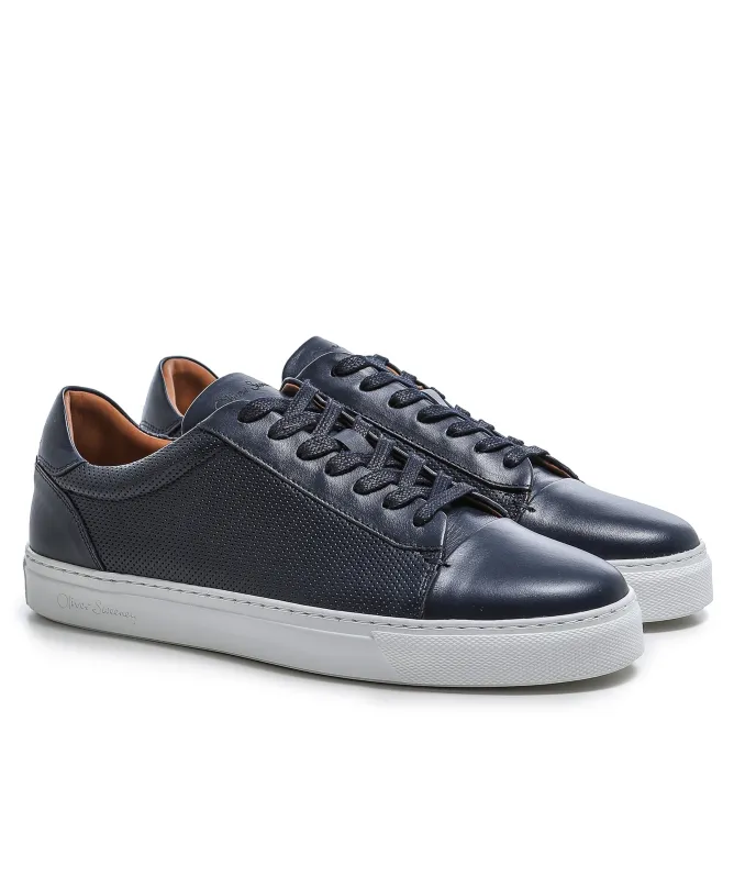 Oliver Sweeney Almada Perforated Calf Suede Trainers