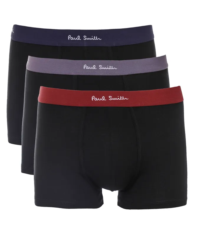 Paul Smith Script Waist Boxer Trunks Three Pack