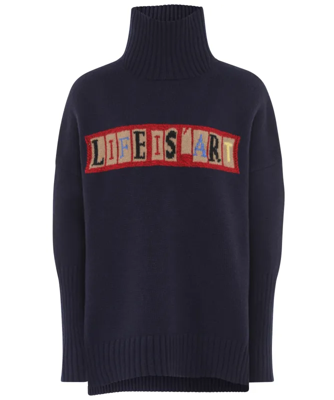 Eddy and Ivy Art Merino Cashmere Jumper