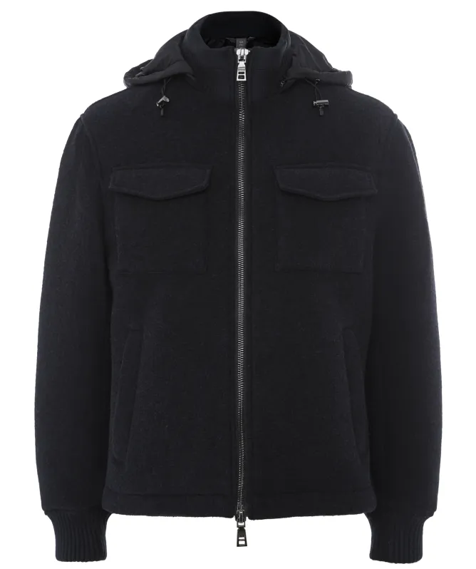 Seinse Wool Bomber Jacket