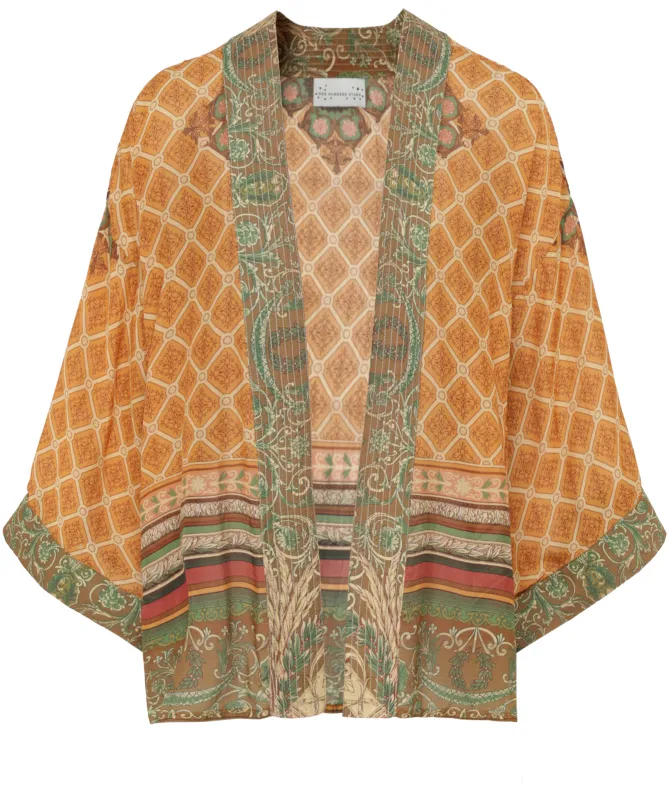One Hundred Stars Amulet Gold Kimono