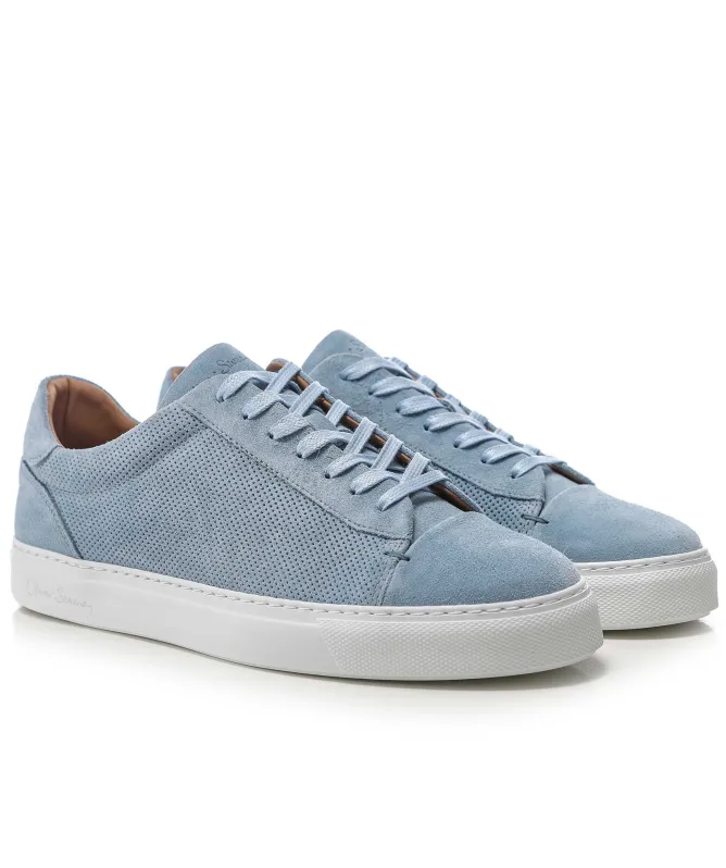 Oliver Sweeney Almada Perforated Calf Suede Trainers