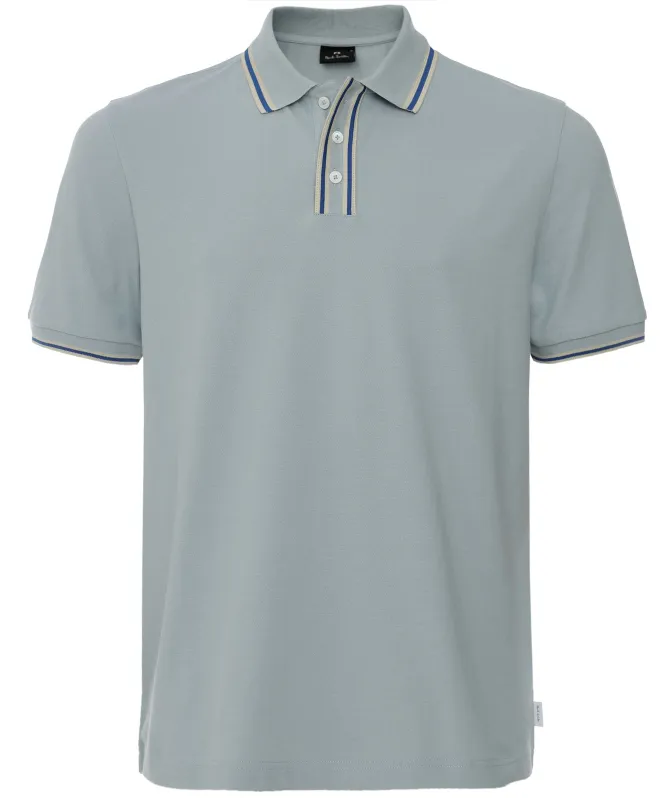 Paul Smith Striped-Trim Polo Shirt