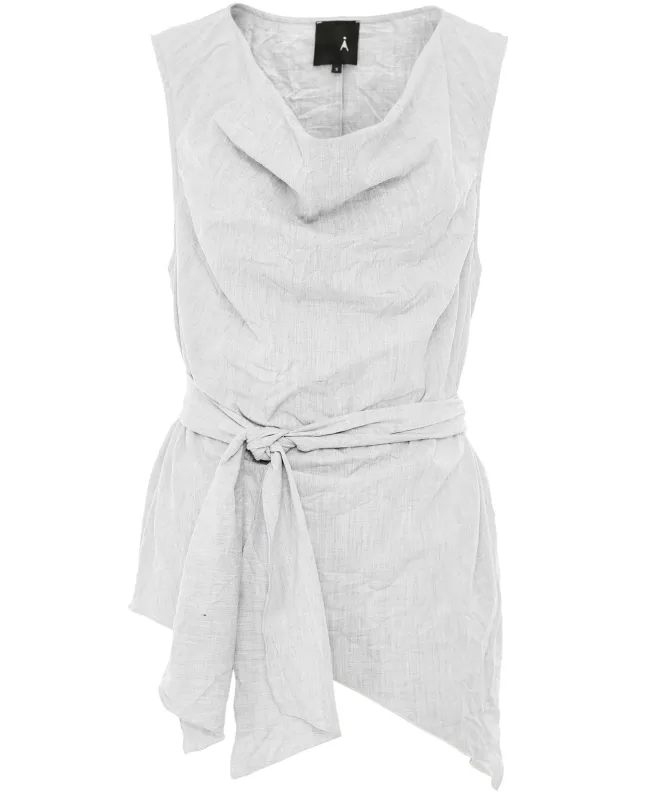 Sort Aarhus Lotte Tie Waist Top