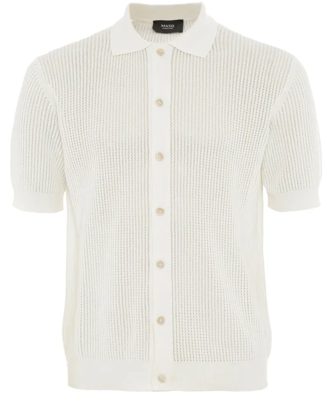 MASQ Hand Knit Short Sleeve Shirt