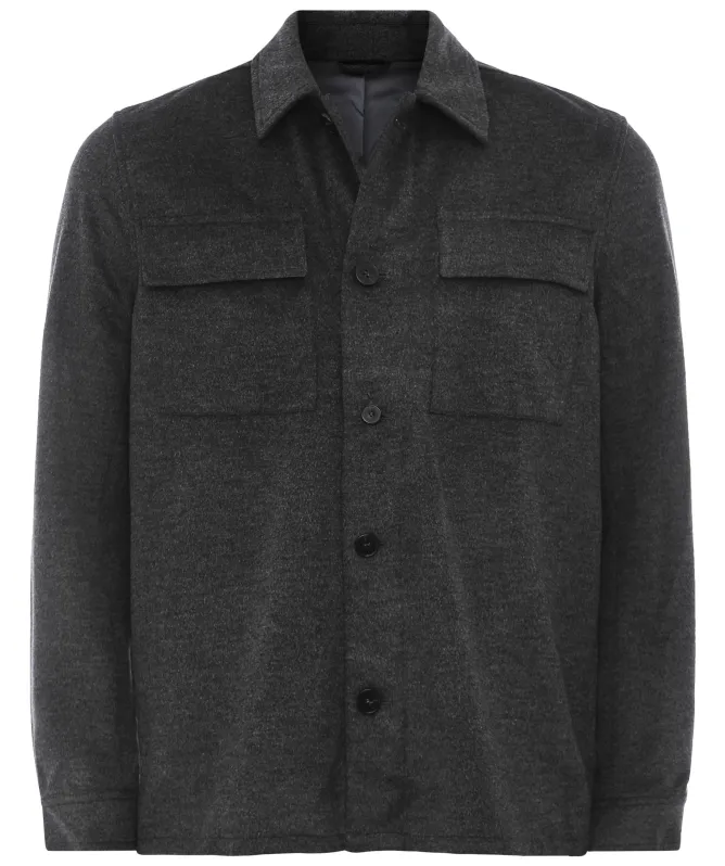 Thomas Maine Wool-Blend Overshirt