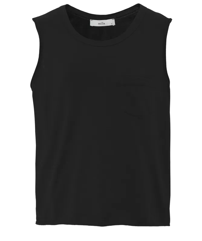 Milla Pocket Linen Vest