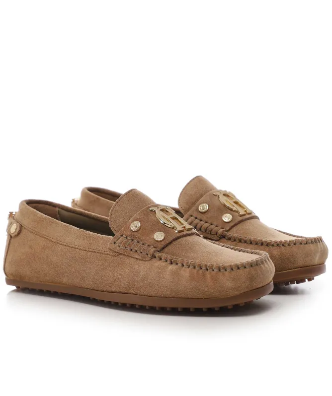 Holland Cooper Suede Driving Loafers