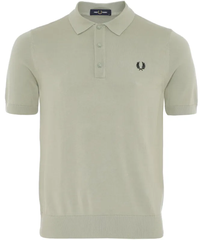 Fred Perry Knitted Polo Shirt
