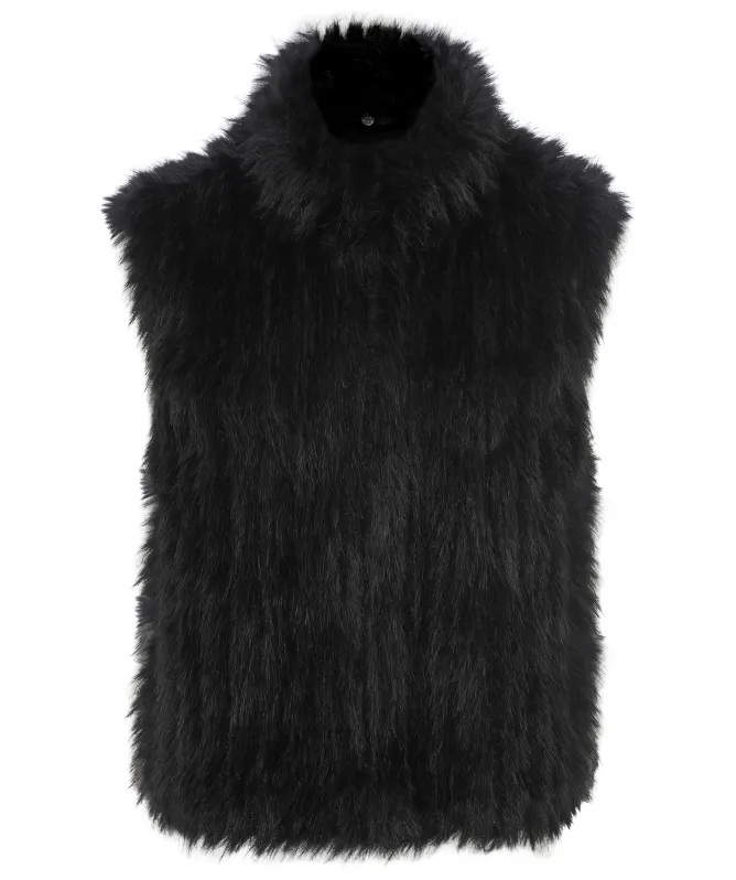 Rino and Pelle Dava Faux Fur Waistcoat