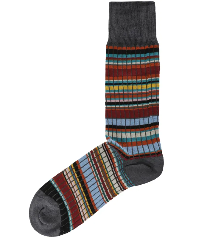 Paul Smith Signature Stripe Ribbed Socks