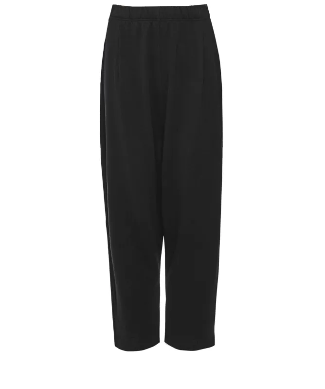 Sort Aarhus Jersey Drop Trousers