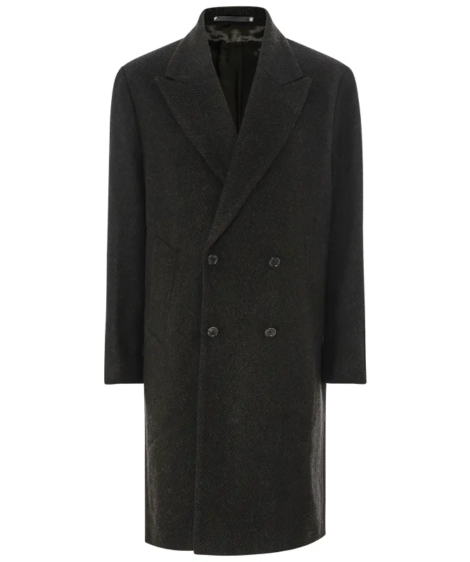 Paul Smith Double-Breasted Wool Overcoat