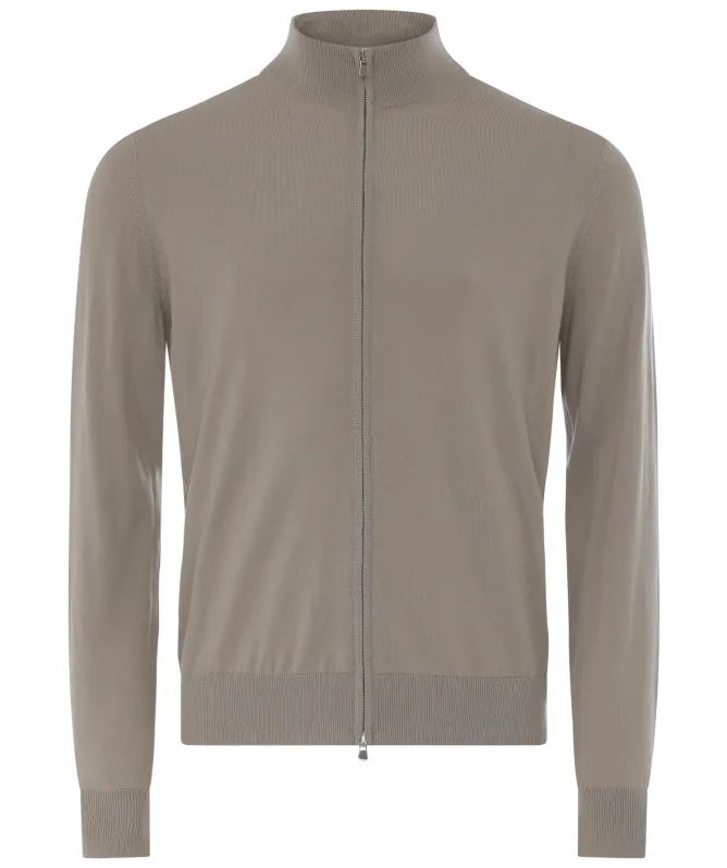 Filippo De Laurentiis Merino Full-Zip Jumper