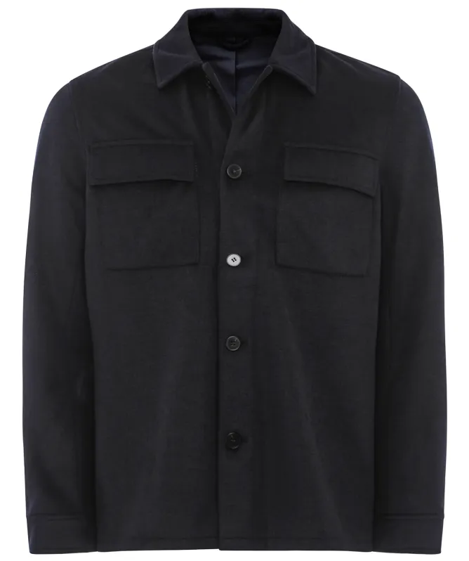 Thomas Maine Wool-Blend Overshirt