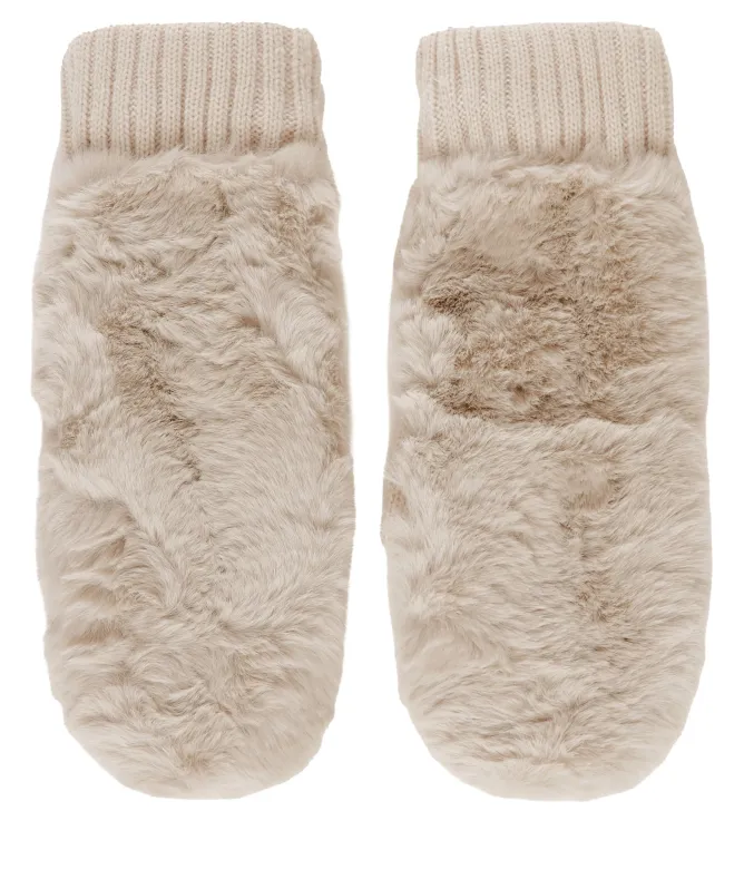 Rino and Pelle Oxo Faux Fur Mittens