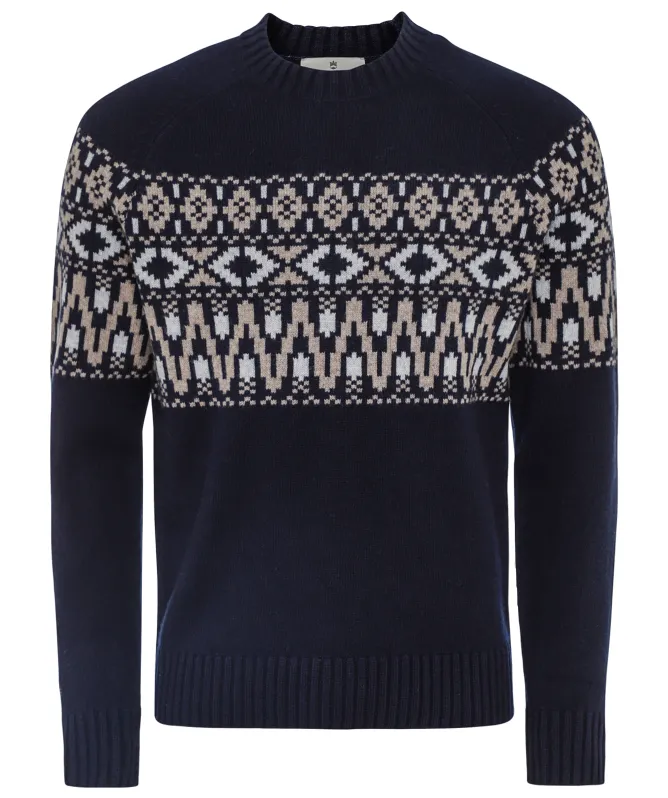 Thomas Maine Fair Isle Crew Neck Jumper