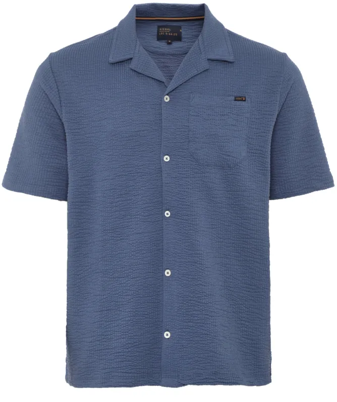 Signal Textured Camp Collar Polo