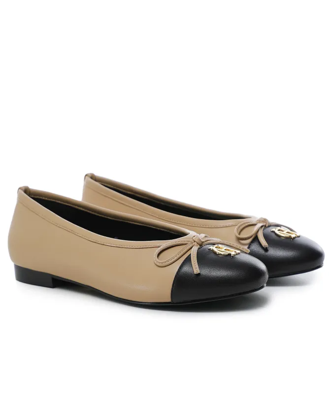 Holland Cooper Leather Ballet Shoes