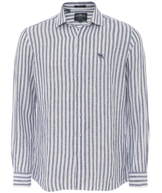 Rodd and Gunn Seadown Striped Linen Shirt