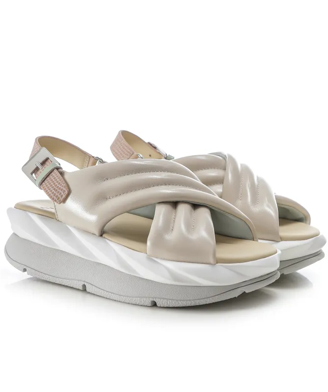 4CCCCEES Mellow Mana Cream Sandals