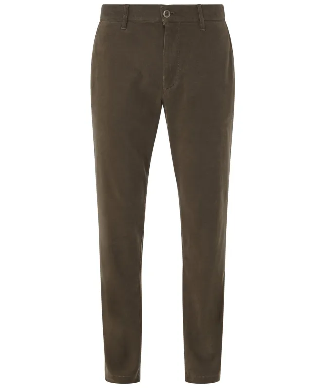 ALBERTO Diamond Brushed Cotton Chinos