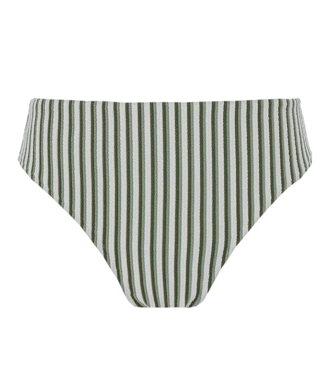 Chelsea Peers Crinkle Stripe Bikini Bottoms