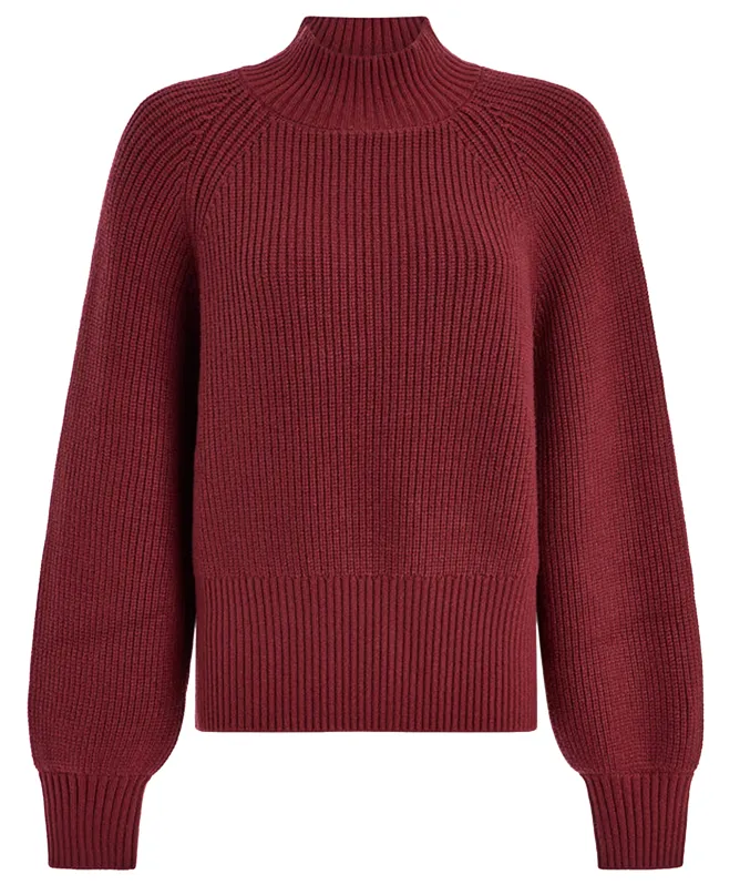 Varley Martina High-Neck Rib Knit