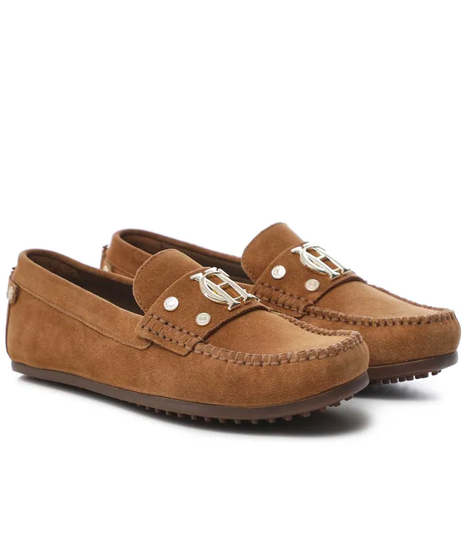 Holland Cooper Suede Driving Loafers