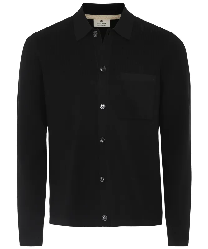 Anerkjendt Aksvend Needle Rib Knit Cardigan
