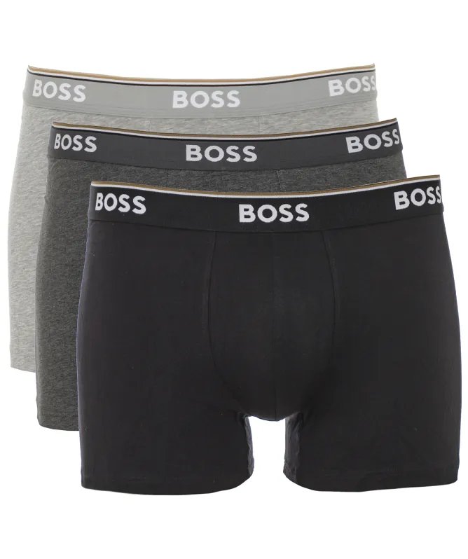 BOSS Cotton Boxer Trunks Three Pack
