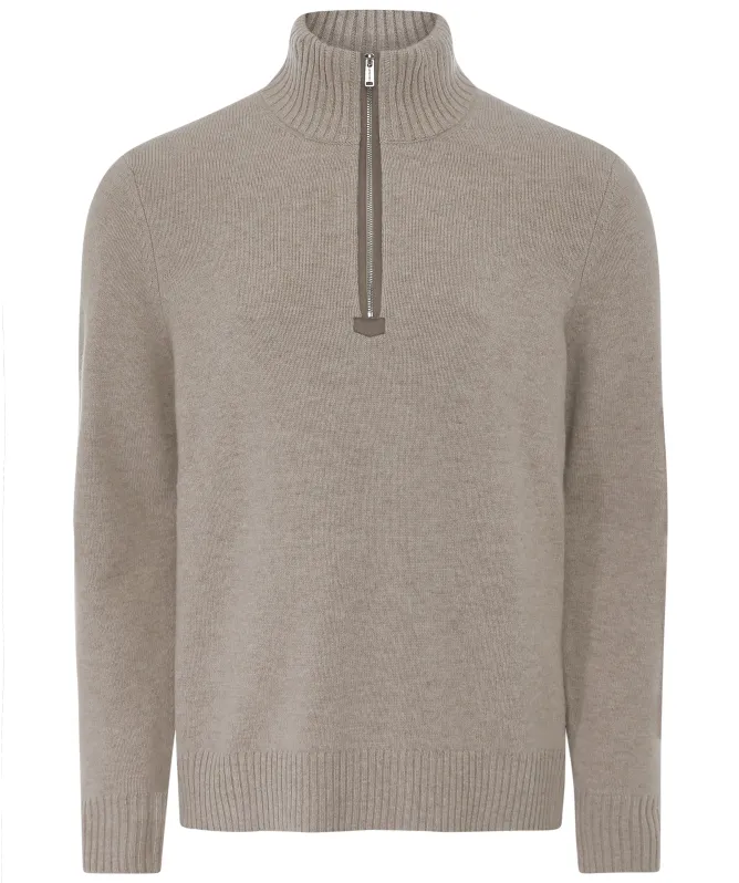 Profuomo Soft Wool Half Zip Pullover