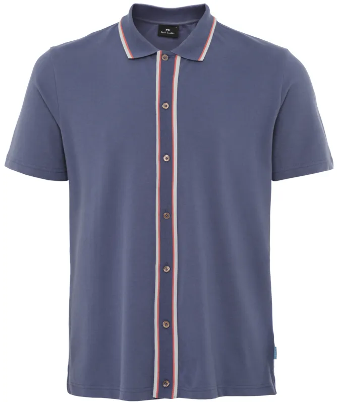 Paul Smith Button-Through Polo Shirt