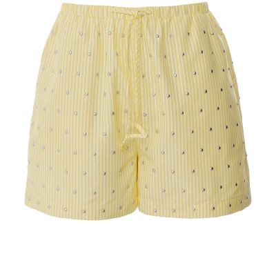 Lemon Pinstripe Ellie Shorts