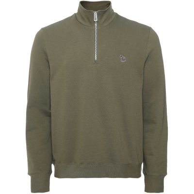Half-Zip Zebra Sweatshirt