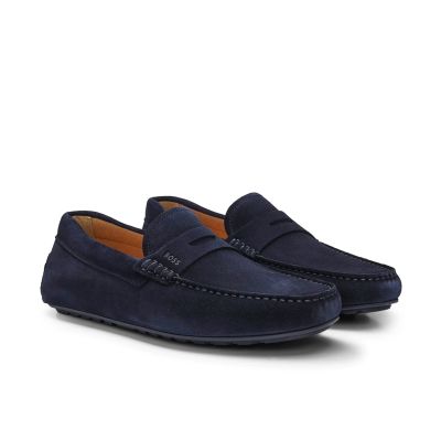 BOSS Suede Sienne Loafers display picture 1