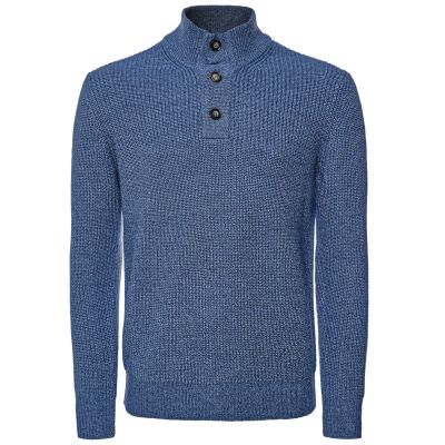 Rib Knit Mock Neck Jumper