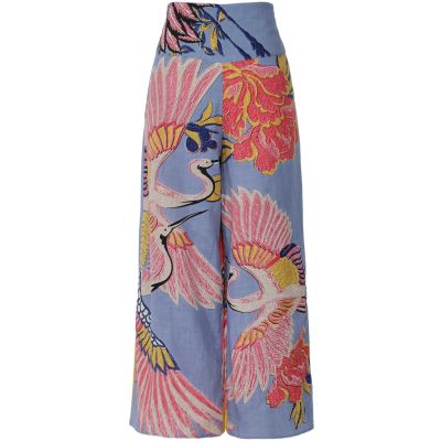 Crane Wide Leg Trousers