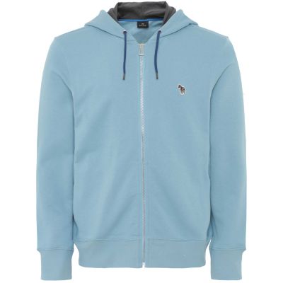 Zebra Patch Zip Hoodie
