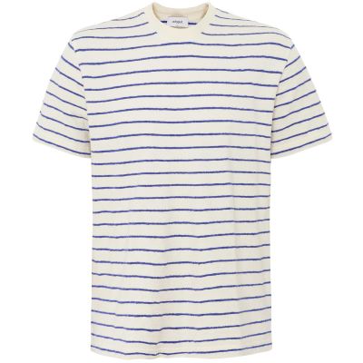Basic Striped Terry T-Shirt