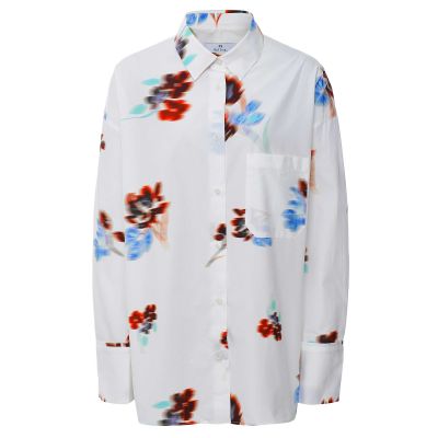 Hazy Floral Cotton Shirt