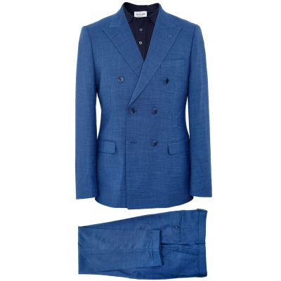 Slim Fit Double Breasted Suit
