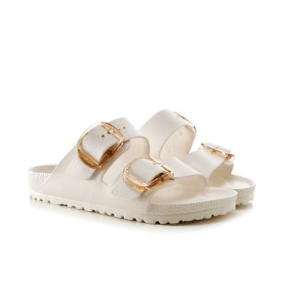 Arizona Big Buckle Eggshell Sandals
