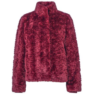 Faux Fur High Neck Jacket