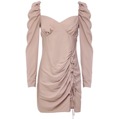 Crepe Mini Dress