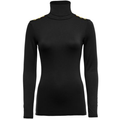 Long Sleeve Roll Neck Top