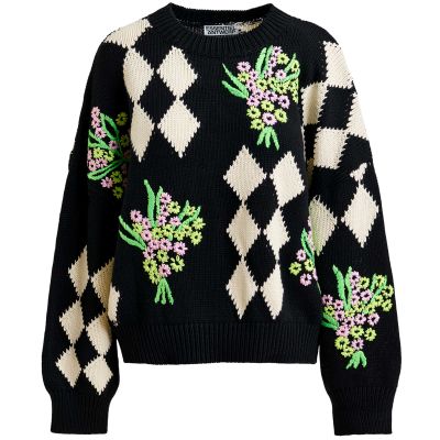 Essentiel Antwerp Red Griffin Mohair Turtleneck Jumper