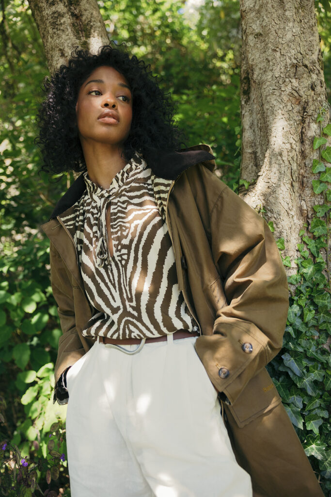 BARBOUR House Of Hackney ジャケット UK 12 New Collection: Barbour x House of Hackney SS23 | Jules B
